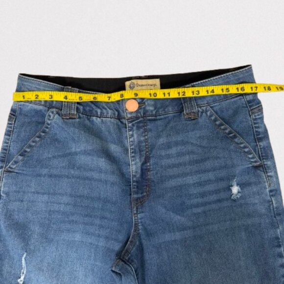 Democracy Ab Technology Women's Boot Cut Stretch Jeans Size 14 Medium Blue - Picture 7 of 8